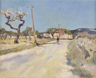 Springtime on Road near Marseille