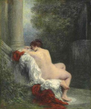 Le repose dans le parc