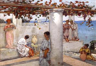 Roman Maindens on a Terrace