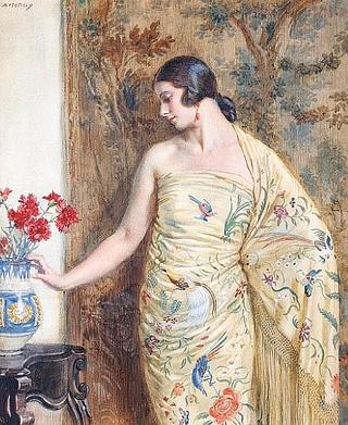 Lady in Oriental Dress