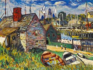 House by Gloucester Harbor