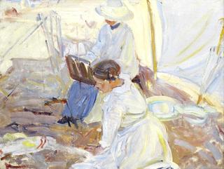Painting on the Beach