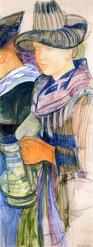 Valaisanne à la channe (Studie zu Le Pain de Pâques)