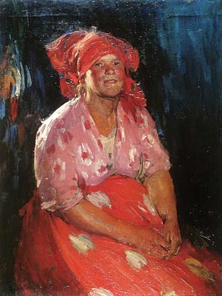 Woman in Pink