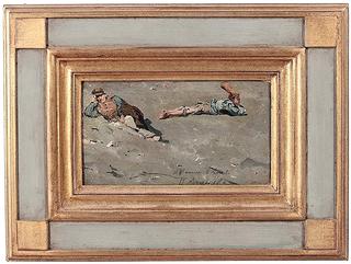 Figures on Beach