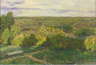 Demyanovo. View from the Dacha Terrace