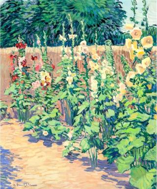 Hollyhock Garden