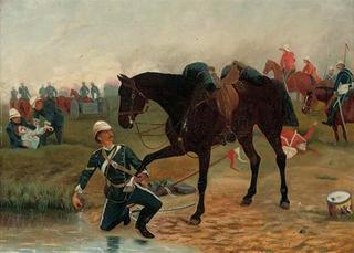 Colonial Battle Scene