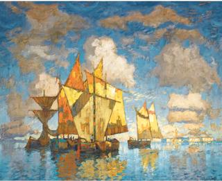 Fishing Boats in the Lagoon, Venice