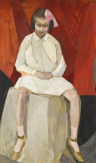 Girl on a Cube