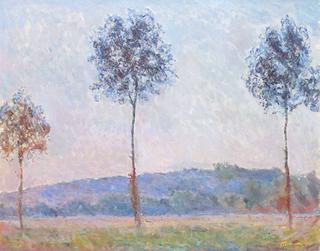 Three Trees at Giverny (Poplars)