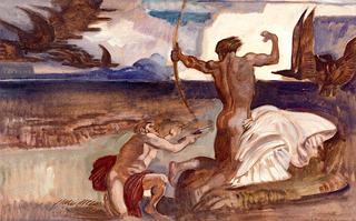 Hercules Killing the Stymphalides