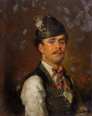 Young Man in Traditional Costume