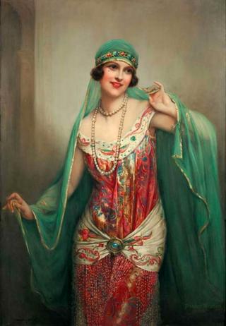 An Eastern European Woman with Pearls
