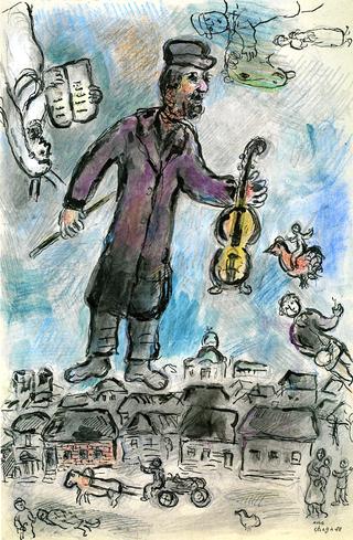 Violinist in the Vitebsk Sky