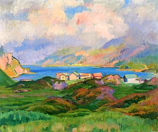 Capolago with Silsersee