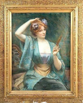 Young Woman with a Mirror