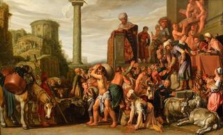 Joseph Selling Corn in Egypt
