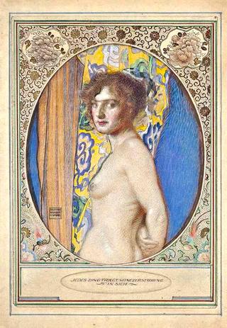 The artist's daughter Ulrike Hampel