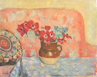Vase of Anemones