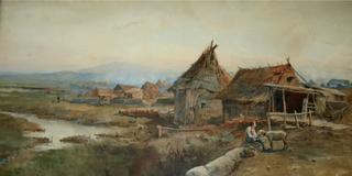 Peasant Boy with a Sheep on the Roman Campagna