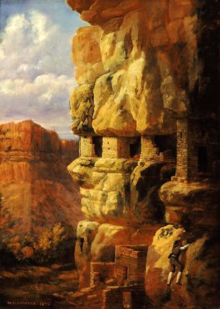 科罗拉多州，里奥曼科斯的悬崖屋