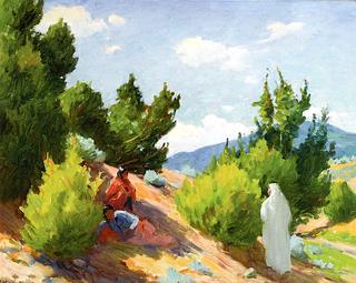 Resting in the Shade, Taos