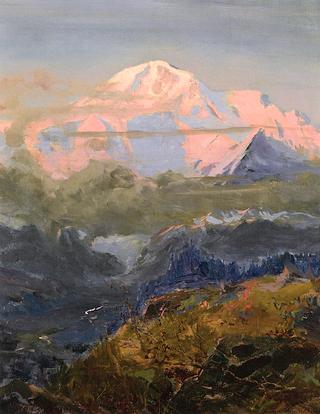 Evening Glow on Mount McKinley