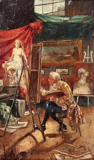The Artist in His Studio