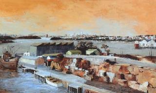 View of the Docks, Huntter's Hill