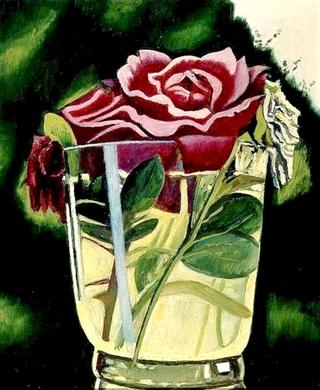 Roses in a glass