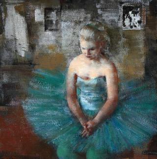 Dancer in turquoise