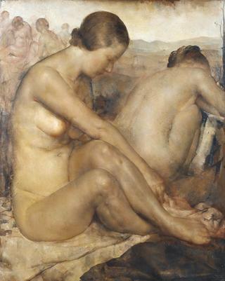 Two Women Bathing