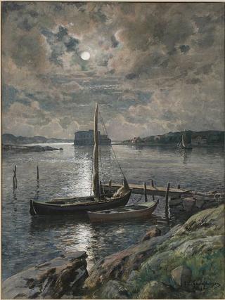 Marstrand in the moonlight
