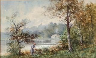 Woman by a Lake