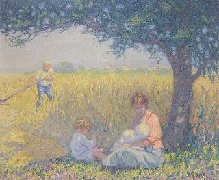 Harvest in Vaux-sur-Seine