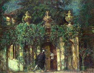 In the Prague Gardens