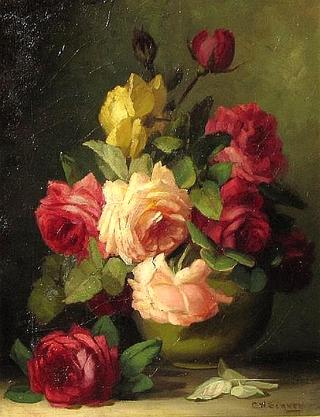A still life of roses
