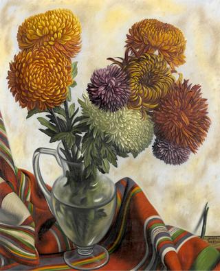 Still Life with Chrysanthemums