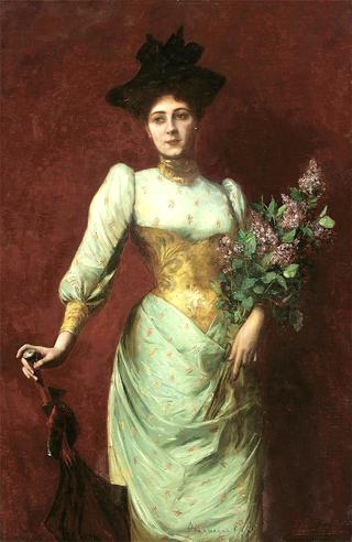 Portrait of Violet Schiff, née Beddington