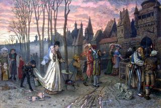 Middle Age Marriage Scene