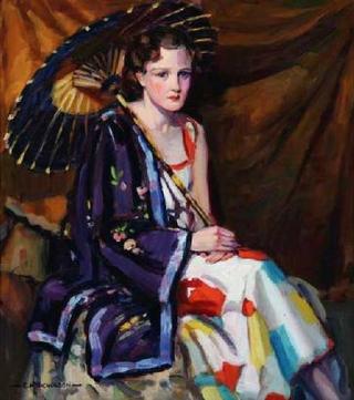 Lady with Umbrella