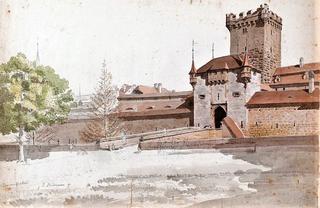 Golatenmattgasstor with the Old Bear Moat in Bern