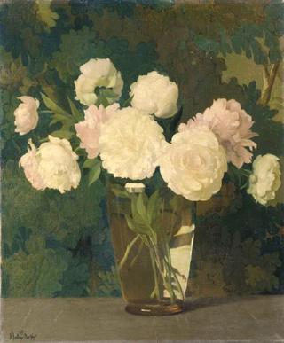 Peonies and Tapestry