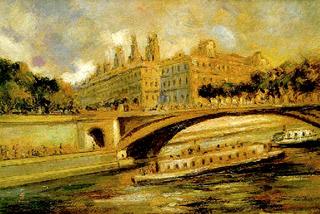 Boats in the River Seine