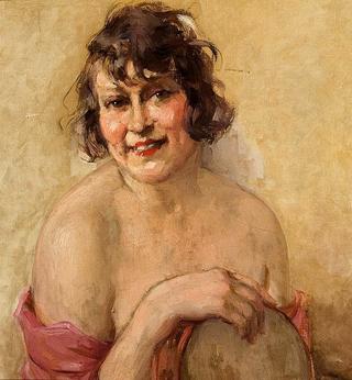 Youth with Tambourine