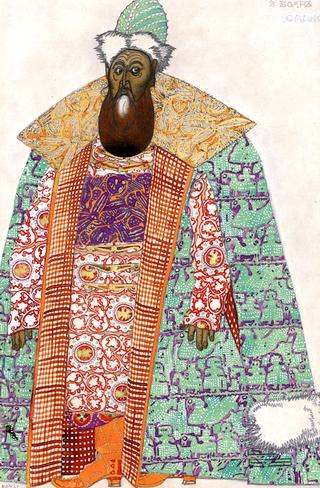 Costume design for 'Sadko': Boyar