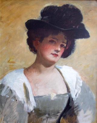 Lady in a Black Hat