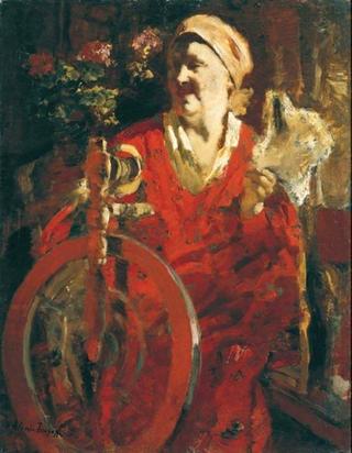 Portrait of the artist's wife