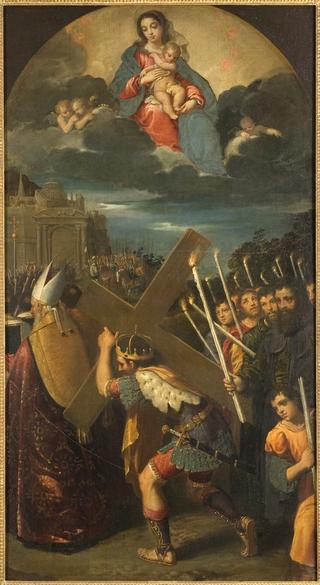 Emperor Heraclius Carrying the Cross to Jerusalem